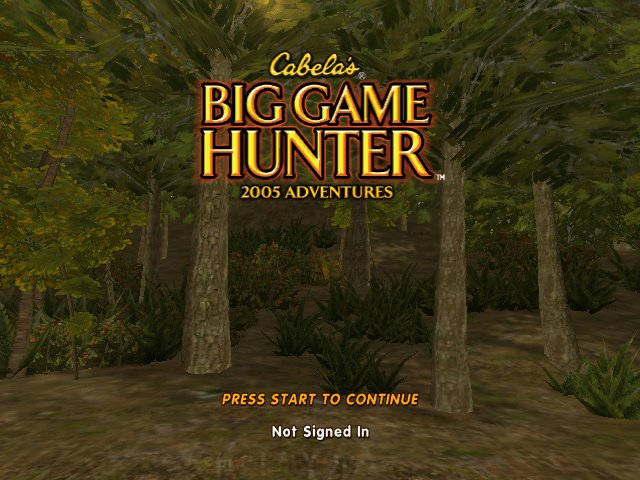 Cabela's Big Game Hunter 2005 Adventures screenshot 2 for Xbox